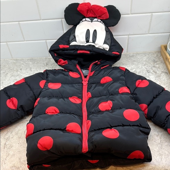 Disney Black and Red Polka Dot Jacket - Picture 1 of 5
